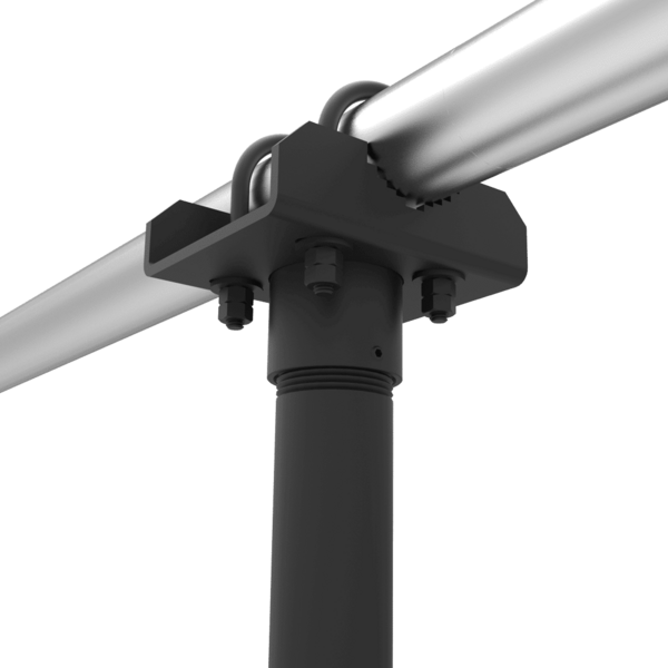 PS-150NPS-2 SADDLE BRACKET TRUSS MOUNT PROVIDES A LOAD RATED VERTICAL HANG POINT FROM OVERHEAD TRUSS